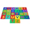 Toy Time Interlocking Foam Tile Play Mat with Letters, Nontoxic Multicolor Puzzle for Playrooms /Classrooms 730616JZK - alternate 1